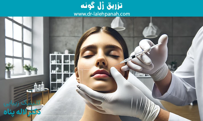 تزریق ژل گونه