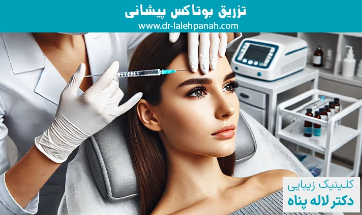 تزریق بوتاکس پیشانی